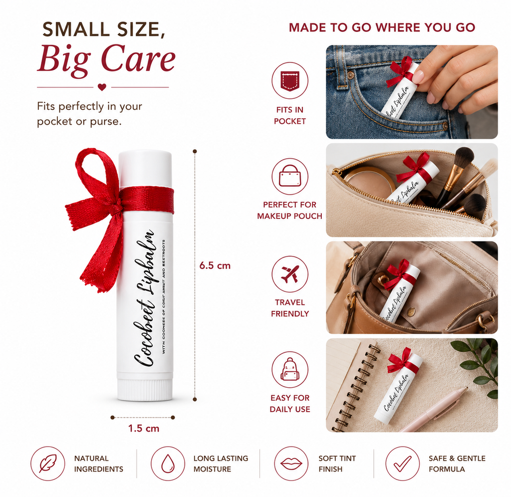 Cocobeat Beetroot Tinted Lip Balm | 4g
