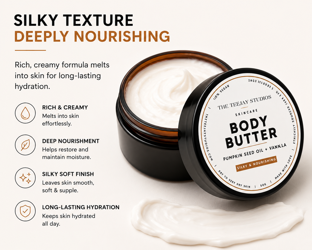 Pumpkin Seed Oil & Vanilla Body Butter | 50g