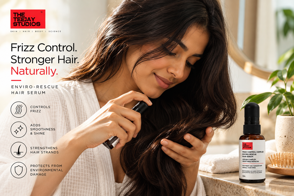 Enviro-Rescue Hair Serum – Frizz Control Complex | 30 ml

Frizz Control. Stronger Hair. Naturally.