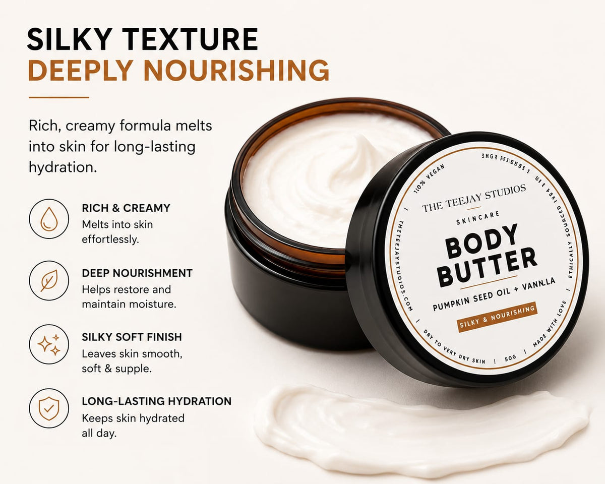 Pumpkin Seed Oil & Vanilla Body Butter | 50g