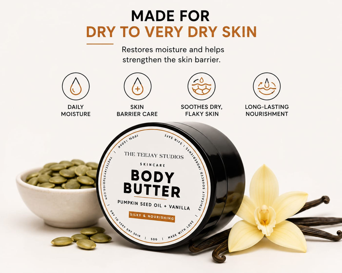 Pumpkin Seed Oil & Vanilla Body Butter | 50g