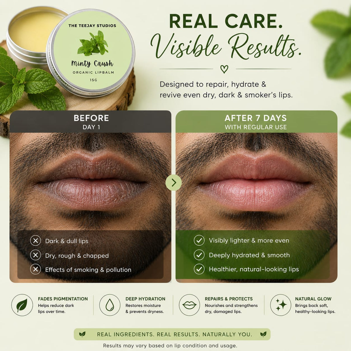 Minty Crush Organic Lip Balm