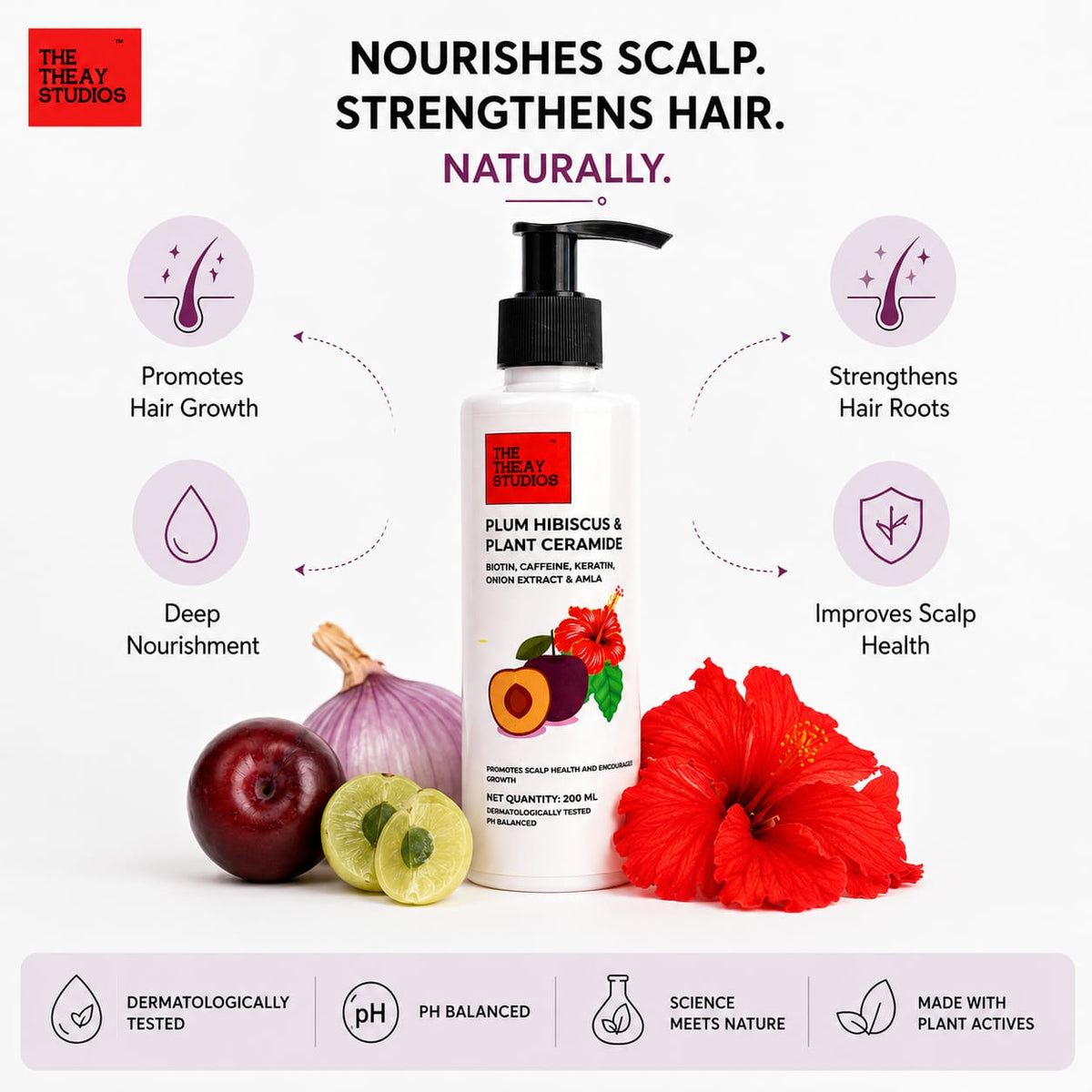 Plum Hibiscus & Plant Ceramide Hair Cream