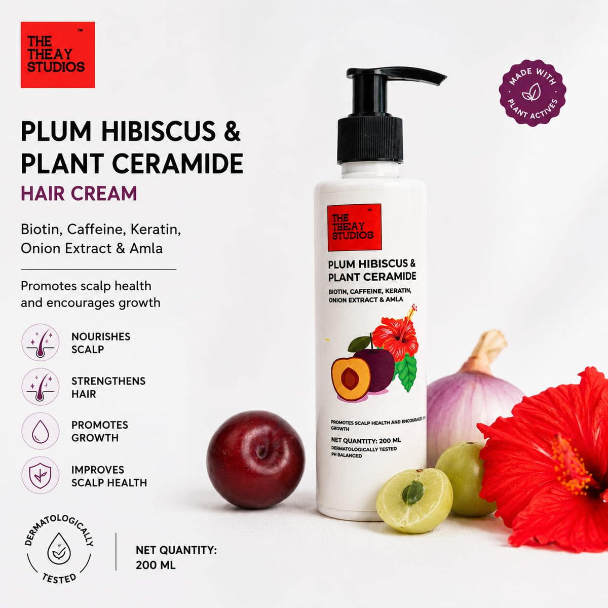 Plum Hibiscus & Plant Ceramide Hair Cream
