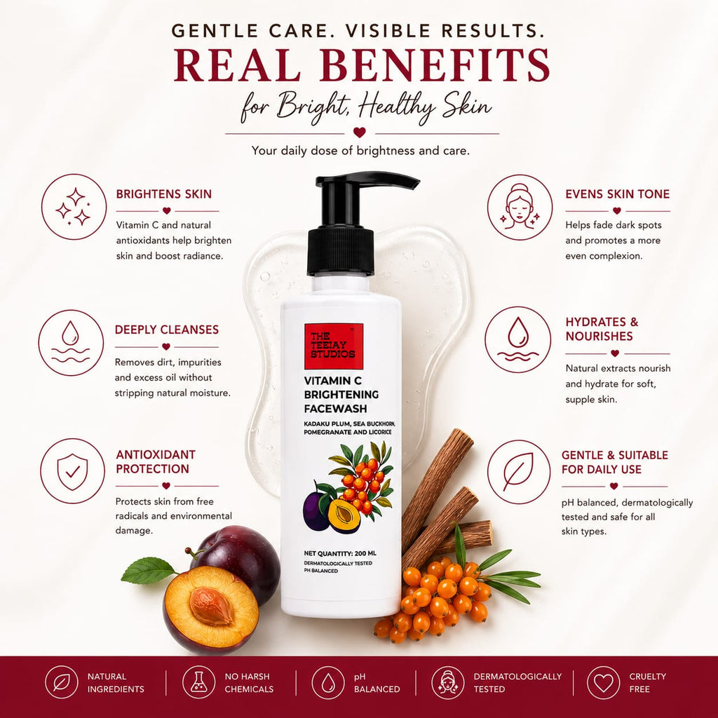 Vitamin C Brightening Face Wash | Kadaku Plum