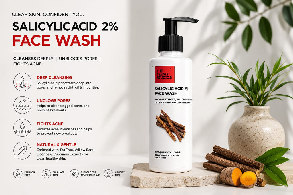 2% Salicylic Acid Face Wash with Tea Tree