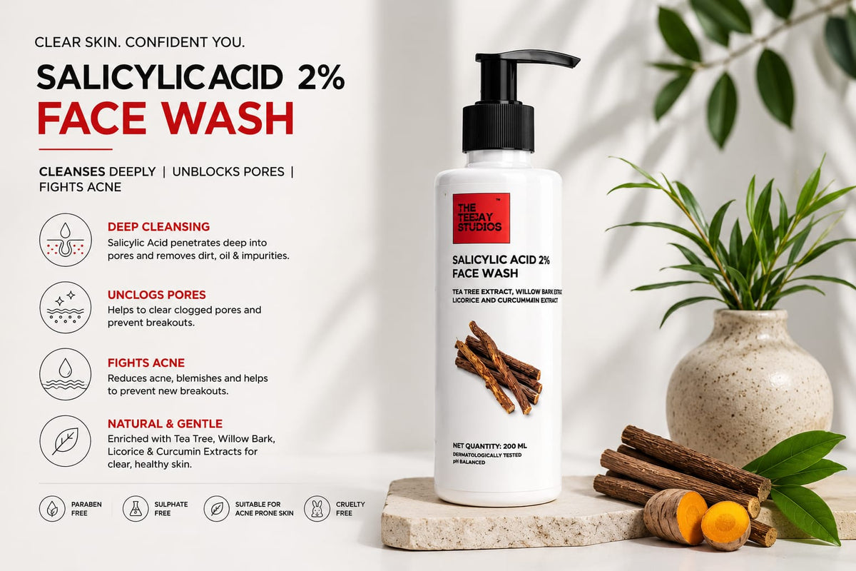 2% Salicylic Acid Face Wash with Tea Tree