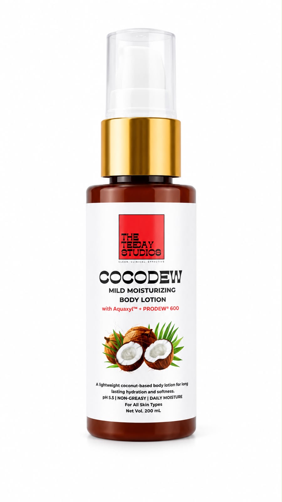 COCODEW Mild Moisturizing Body Lotion with Aquaxyl & Prodew | 50g