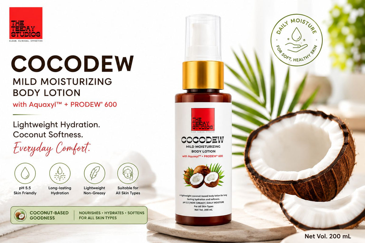 COCODEW Mild Moisturizing Body Lotion with Aquaxyl & Prodew | 50g