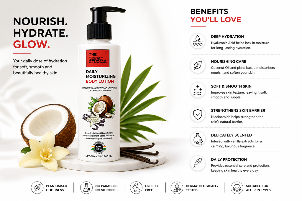 Daily Moisturising Body Lotion with Hyaluronic Acid & Niacinamide | 200ml