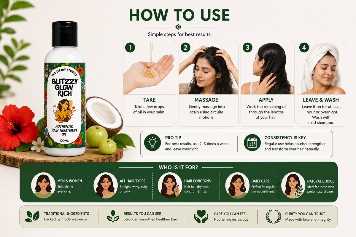 Hair Treatment Oil | Paraben & Sulfate Free